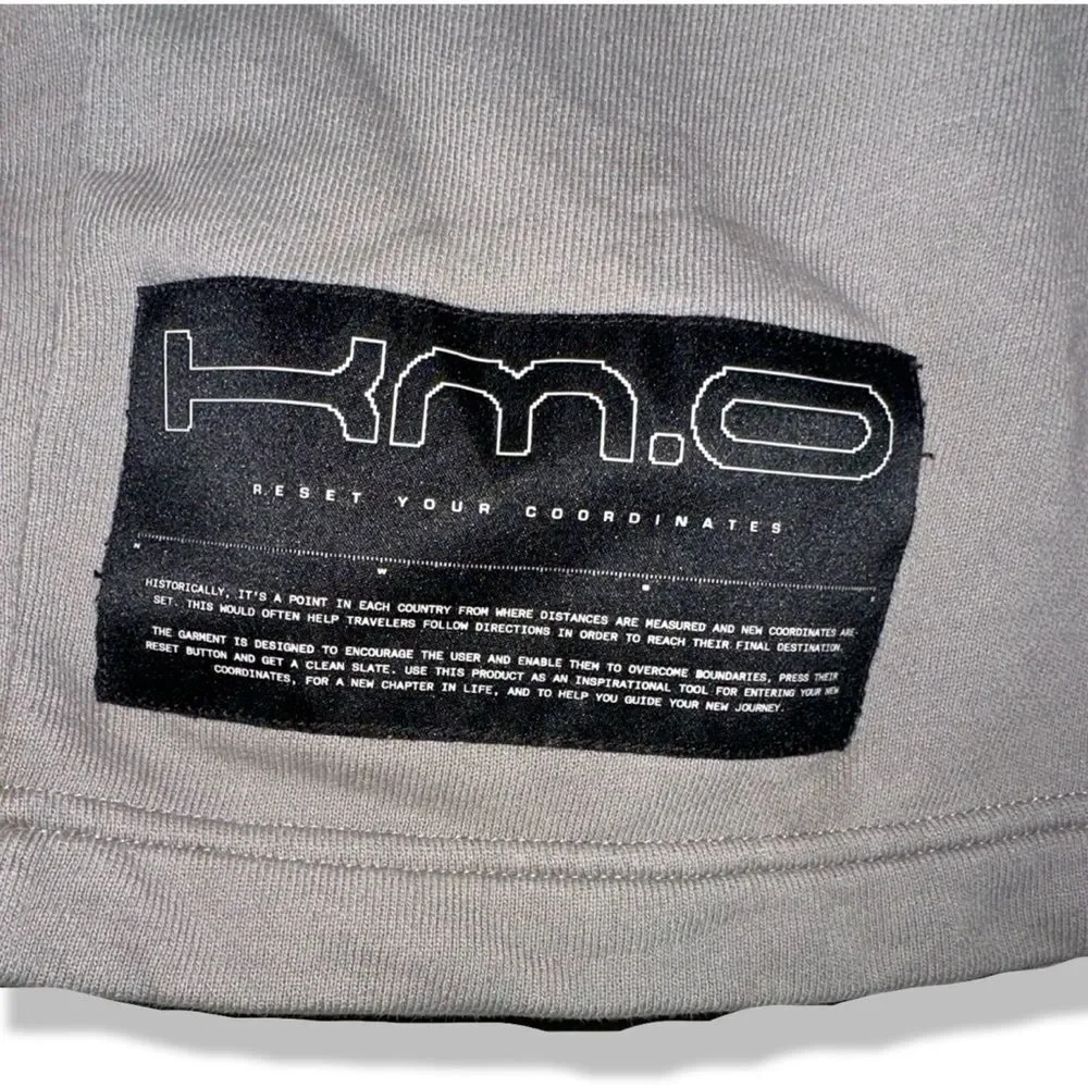 Crewneck Sweatshirt ID Crew Adidas Gray XL Sweatshirt with Map Details
